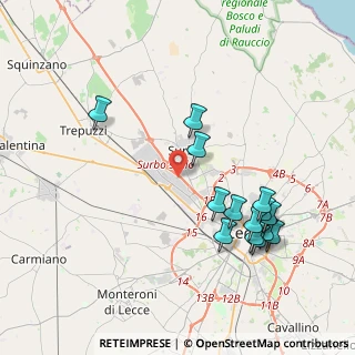 Mappa Via Belgio, 73100 Lecce LE, Italia (4.5)