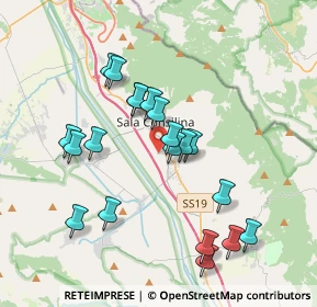 Mappa Via Fossa, 84036 Sala Consilina SA, Italia (3.8545)