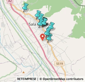 Mappa Via Fossa, 84036 Sala Consilina SA, Italia (1.42083)