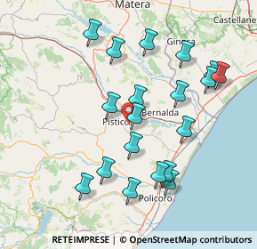 Mappa 75015 Pisticci MT, Italia (16.54737)