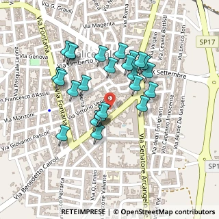 Mappa Via Caudti, 73015 Salice Salentino LE, Italia (0.2)