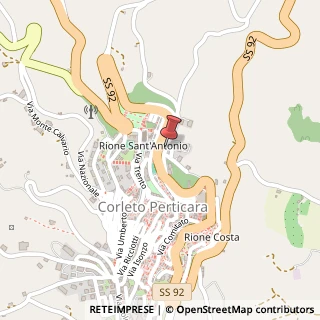 Mappa Via Ariosto, 22, 85012 Corleto Perticara, Potenza (Basilicata)