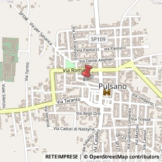 Mappa Via giannone 23, 74026 Pulsano, Taranto (Puglia)