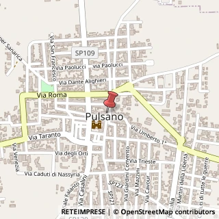 Mappa Via Umberto I, 45, 74026 Pulsano, Taranto (Puglia)