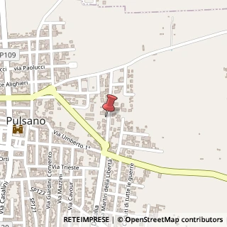 Mappa Via Luigi Pirandello, 21, 74026 Pulsano, Taranto (Puglia)