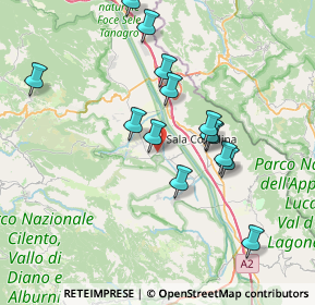 Mappa 84039 Teggiano SA, Italia (7.67143)