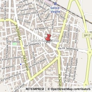 Mappa Via Vittorio Emanuele II?, 14, 73015 Salice Salentino, Lecce (Puglia)