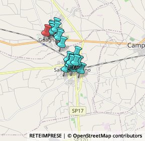 Mappa Via Francesco Crispi, 73015 Salice Salentino LE, Italia (1.133)