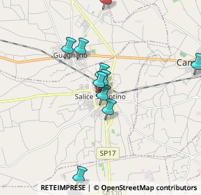 Mappa Via Francesco Crispi, 73015 Salice Salentino LE, Italia (2.07545)