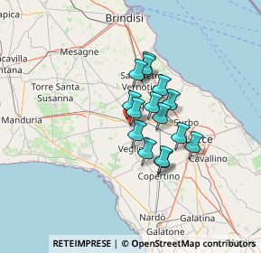 Mappa Via Francesco Crispi, 73015 Salice Salentino LE, Italia (9.46133)