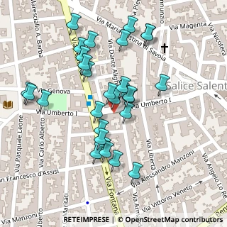Mappa Via Umberto I, 73015 Salice Salentino LE, Italia (0.11724)