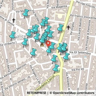 Mappa Via Vittorio Emanuele II°, 73015 Salice Salentino LE, Italia (0.08889)