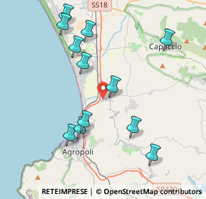 Mappa Via Vincenzo Gregori Agropoli, 84043 Agropoli SA, Italia (4.53167)