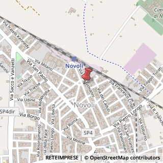 Mappa Via Umberto I°, 103, 73051 Novoli, Lecce (Puglia)