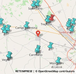 Mappa Via San Giovanni, 73051 Novoli LE, Italia (6.13)