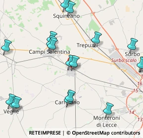 Mappa Via San Giovanni, 73051 Novoli LE, Italia (5.78474)