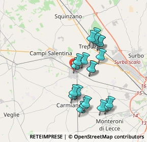 Mappa Via San Giovanni, 73051 Novoli LE, Italia (3.498)
