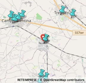 Mappa Via San Giovanni, 73051 Novoli LE, Italia (3.00167)