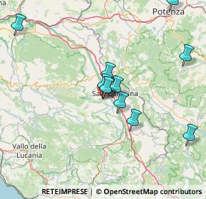 Mappa Via Provinciale del Corticato, 84038 Sassano SA, Italia (14.62182)