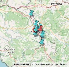 Mappa Via Provinciale del Corticato, 84038 Sassano SA, Italia (6.28273)