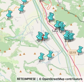 Mappa Via Provinciale del Corticato, 84038 Sassano SA, Italia (4.6095)