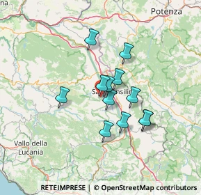 Mappa Teggiano, 84039 Teggiano SA, Italia (10.85)