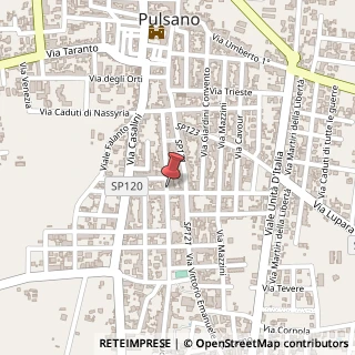 Mappa Via Bellini, 39, 74026 Pulsano, Taranto (Puglia)