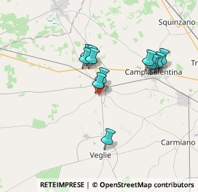 Mappa Via Gastone Valente, 73015 Salice Salentino LE, Italia (3.3625)