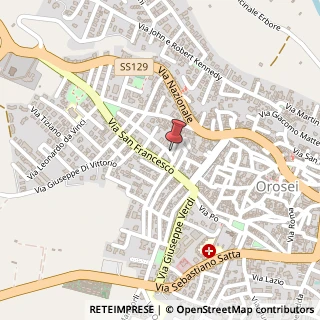 Mappa Via Rossini,  3, 08028 Orosei, Nuoro (Sardegna)