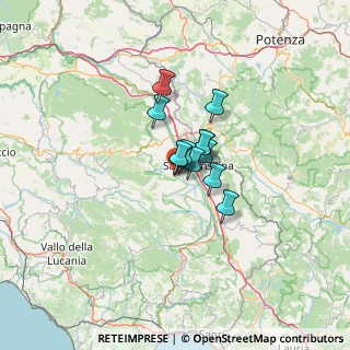Mappa Via Umberto I, 84039 Teggiano SA, Italia (6.84667)