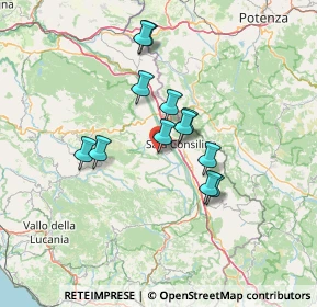 Mappa Via Monsignor Stefano Macchiaroli, 84039 Teggiano SA, Italia (11.85833)