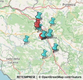Mappa Via Monsignor Stefano Macchiaroli, 84039 Teggiano SA, Italia (9.51706)