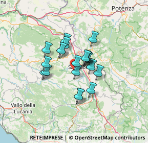 Mappa Via Monsignor Stefano Macchiaroli, 84039 Teggiano SA, Italia (9.8305)