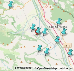 Mappa Via Monsignor Stefano Macchiaroli, 84039 Teggiano SA, Italia (5.74846)