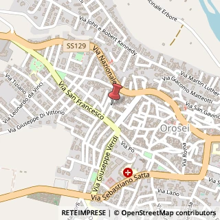 Mappa Strada Statale 125 Orientale Sarda, 5/7, 08028 Orosei, Nuoro (Sardegna)