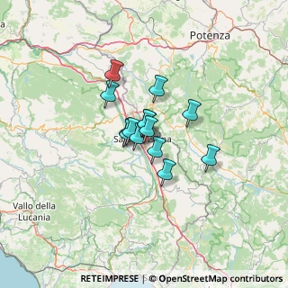 Mappa Via Sant Antonio localita Tressanti, 84036 Sala Consilina SA, Italia (7.84)