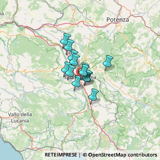 Mappa Contrada S. Agata, 84036 Sala Consilina SA, Italia (6.88071)