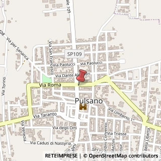 Mappa Via Roma, 39, 74026 Pulsano, Taranto (Puglia)