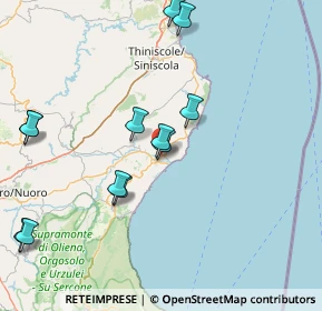 Mappa 08028 Orosei NU, Italia (18.91583)