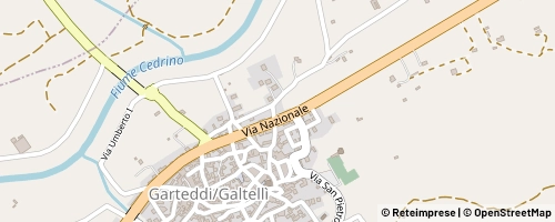 Mappa Galtellì