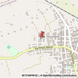 Mappa Via Pietrantonio Epifani, 5, 73015 Campi Salentina, Lecce (Puglia)
