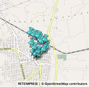 Mappa Via Stazione, 73015 Salice Salentino LE, Italia (0.272)