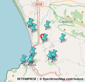 Mappa Via Mattine Km 100 C, 84043 Agropoli SA, Italia (3.84308)