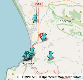 Mappa Via Mattine Km 100 C, 84043 Agropoli SA, Italia (4.28938)