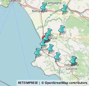 Mappa Via Mattine Km 100 C, 84043 Agropoli SA, Italia (13.67)