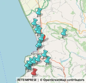 Mappa Via Mattine Km 100 C, 84043 Agropoli SA, Italia (8.08375)