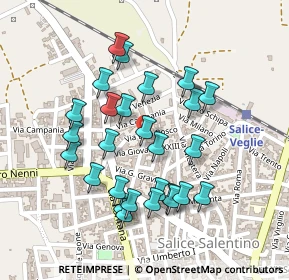 Mappa Via Nicotera, 73015 Salice Salentino LE, Italia (0.24074)