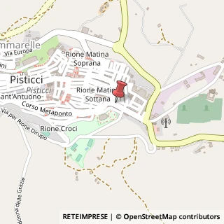 Mappa Via Amerigo Vespucci, 5, 75015 Pisticci, Matera (Basilicata)