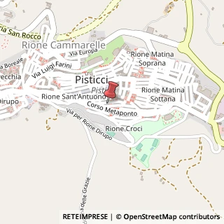 Mappa Via Vittorio Alfieri, 19, 75015 Pisticci, Matera (Basilicata)