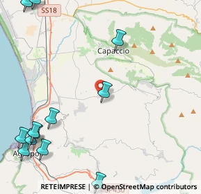 Mappa Via Dioniso, 84047 Giungano SA, Italia (7.08769)